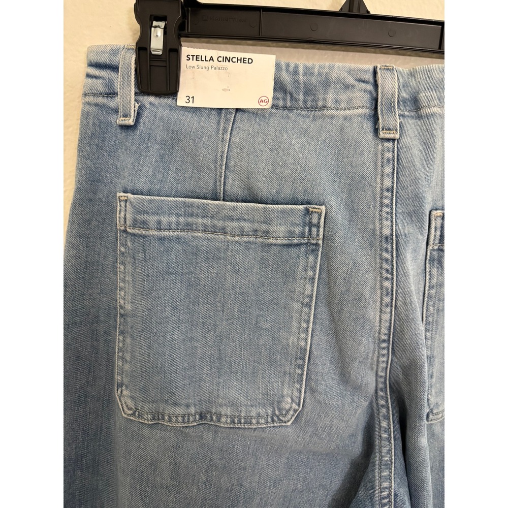 NEW AG Adriano Goldschmied Stella Cinched Drawstring Jeans 31 / 12 - Picture 4 of 8